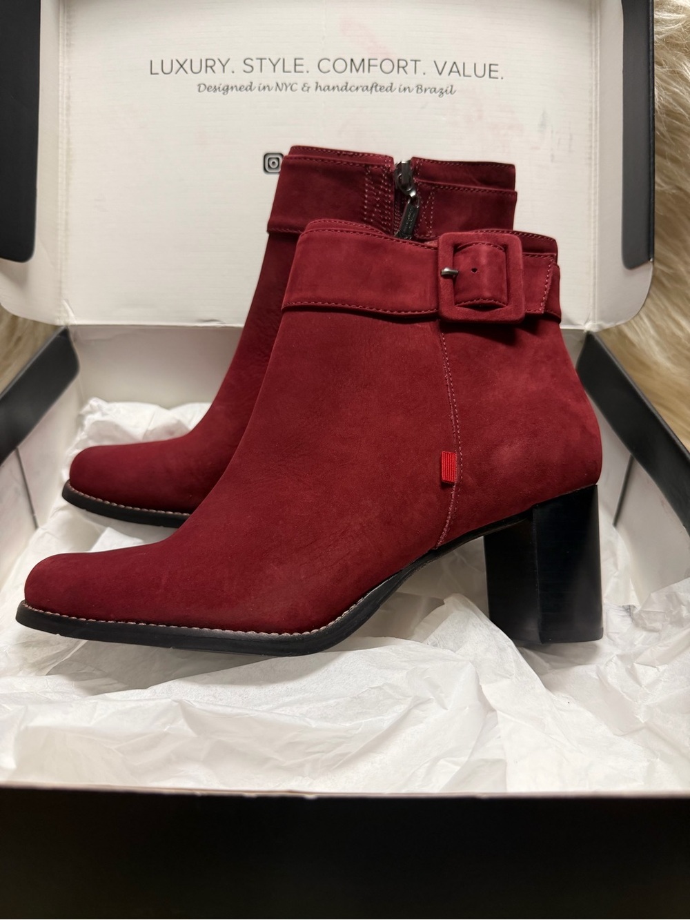 NWT Marc Joseph ankle boots SIZE 9.